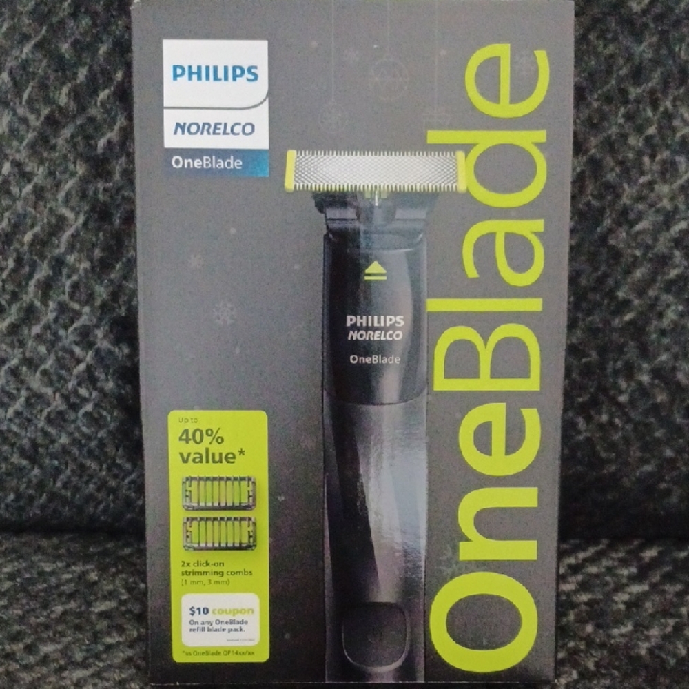 New Philips Norelco OneBlade Trimmer and Shaver
